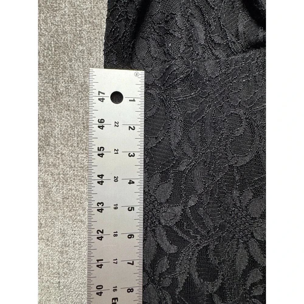 Juno Black Lace Maxi Dress Sleeveless Formal Evening Cocktail XL USA‎